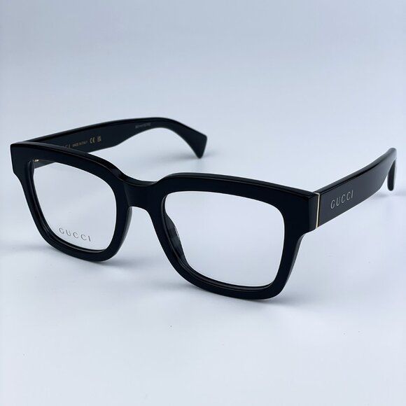 Gucci GG1138O 001 Black Square Women Eyeglasses BRAND NEW - Picture 1 of 13